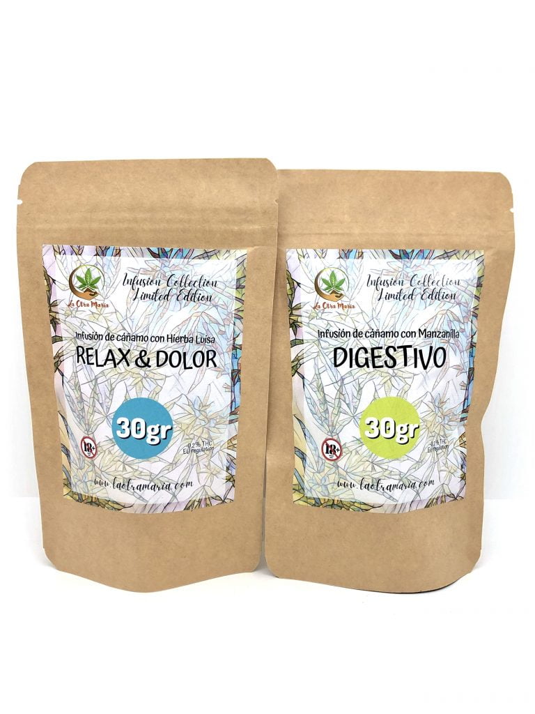 Infusión de cáñamo con CBD Digestiva (30g) - Imagen 3