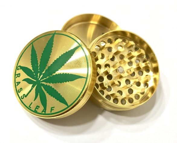Grinder Grassleaf Doraro 40MM Grinder GrassLeaf Dorado 40mm - Imagen 1