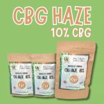 Biomasa de cáñamo CBG HAZE 10% CBG - Alivio de todo tipo de dolor