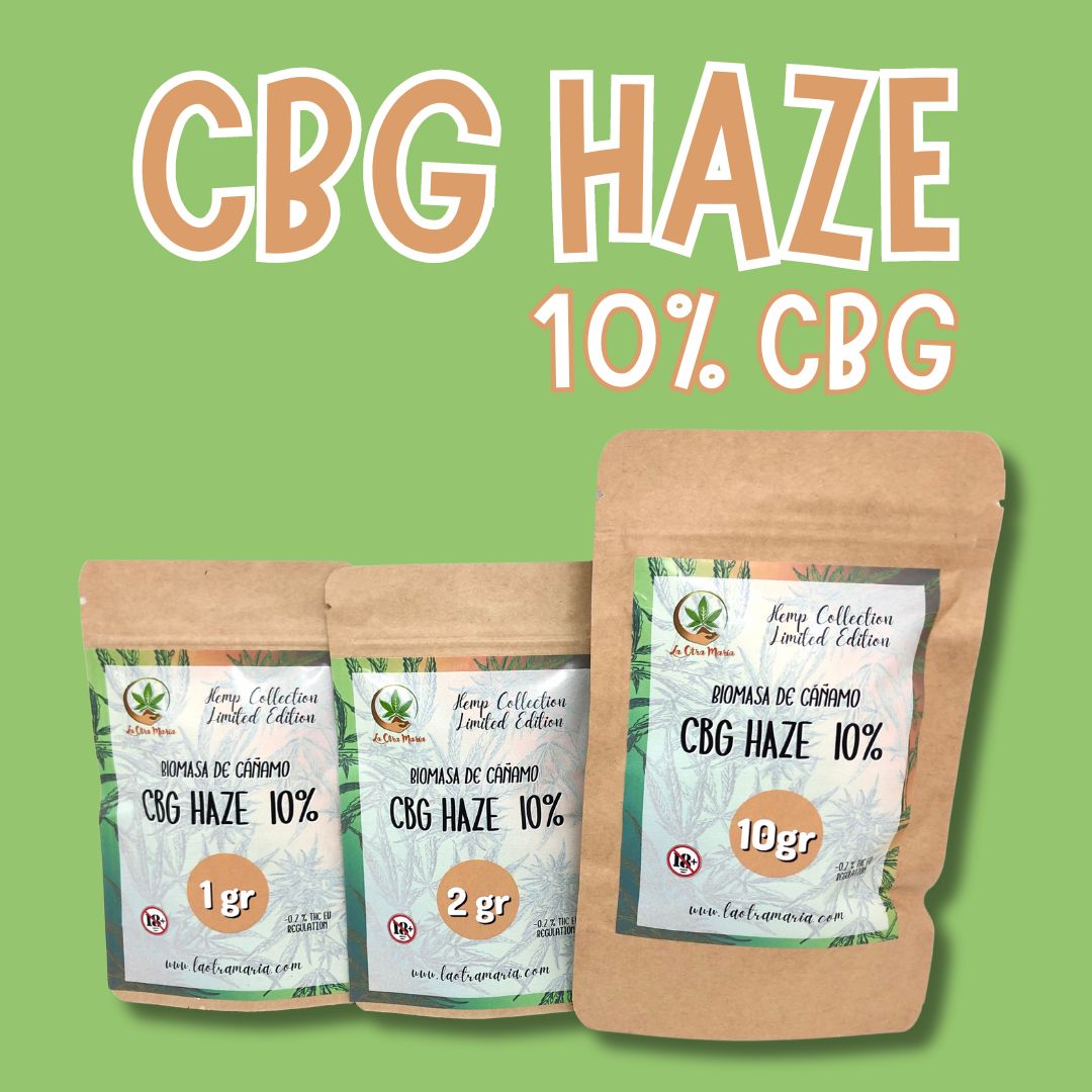CBG HAZE LA OTRA MARIA Biomasa de cáñamo CBG HAZE 10% CBG - Alivio de todo tipo de dolor - Imagen 1