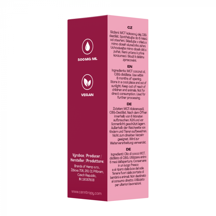 Aceite de CBG 40% 10ml de Canntropy - Imagen 2