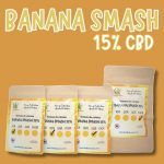 Biomasa de cáñamo BANANA SMASH 15% CBD - Dolor y ansiedad medios