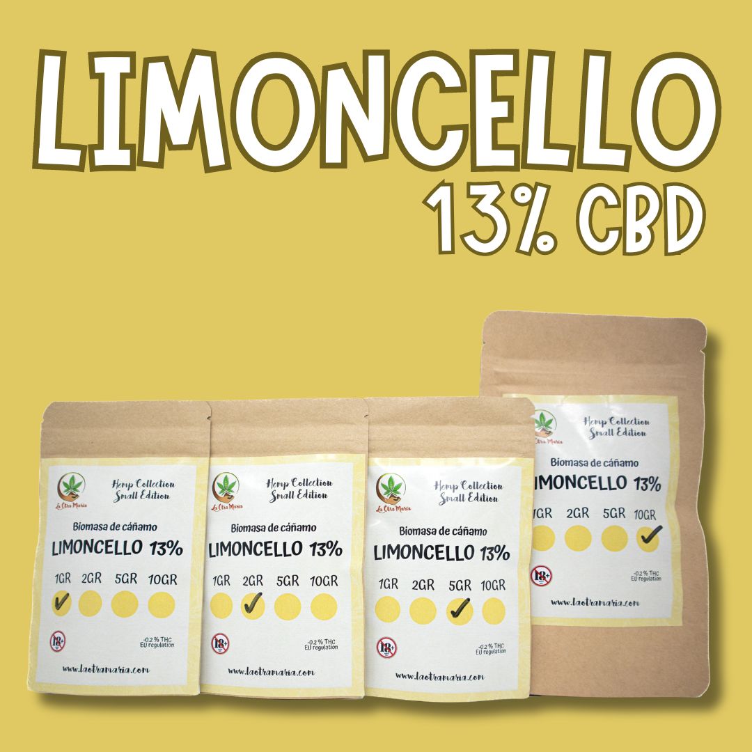 11 Biomasa de cáñamo LIMONCELLO 13% CBD Greenhouse Small Buds - Imagen 1