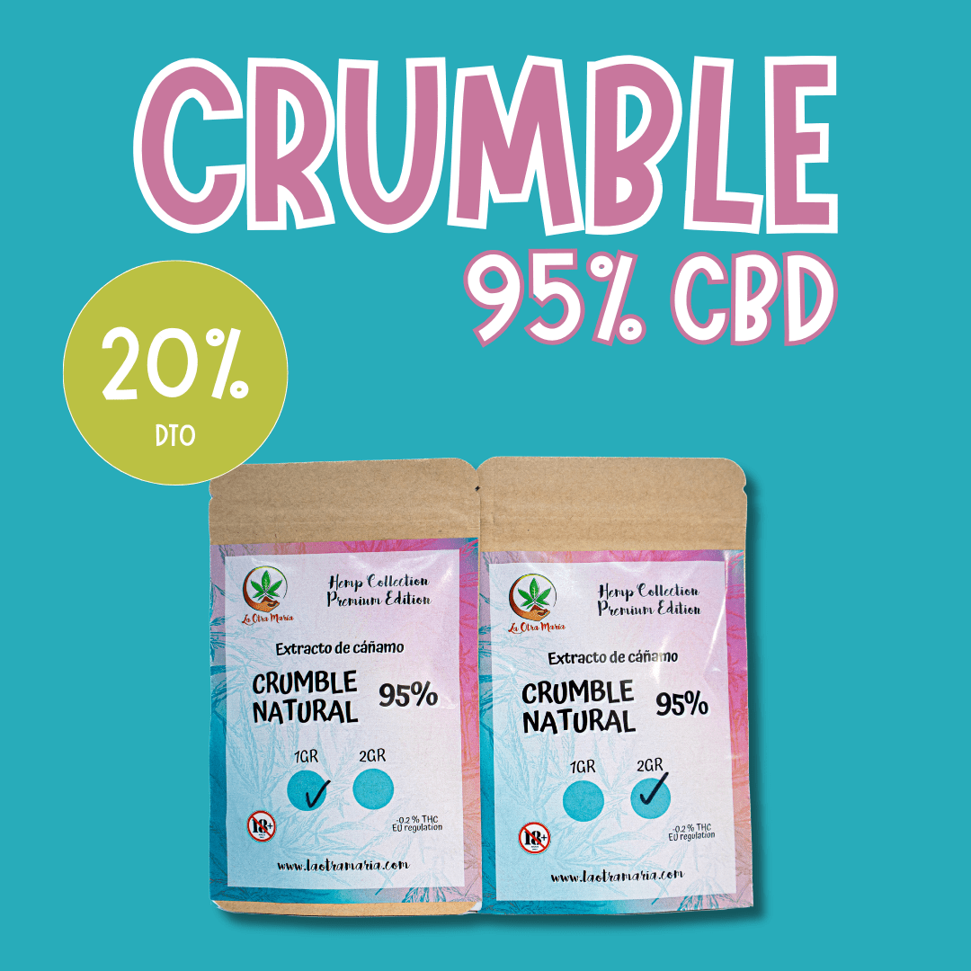 5 Extracto de cáñamo CRUMBLE NATURAL 95% CBD Premium - Imagen 1