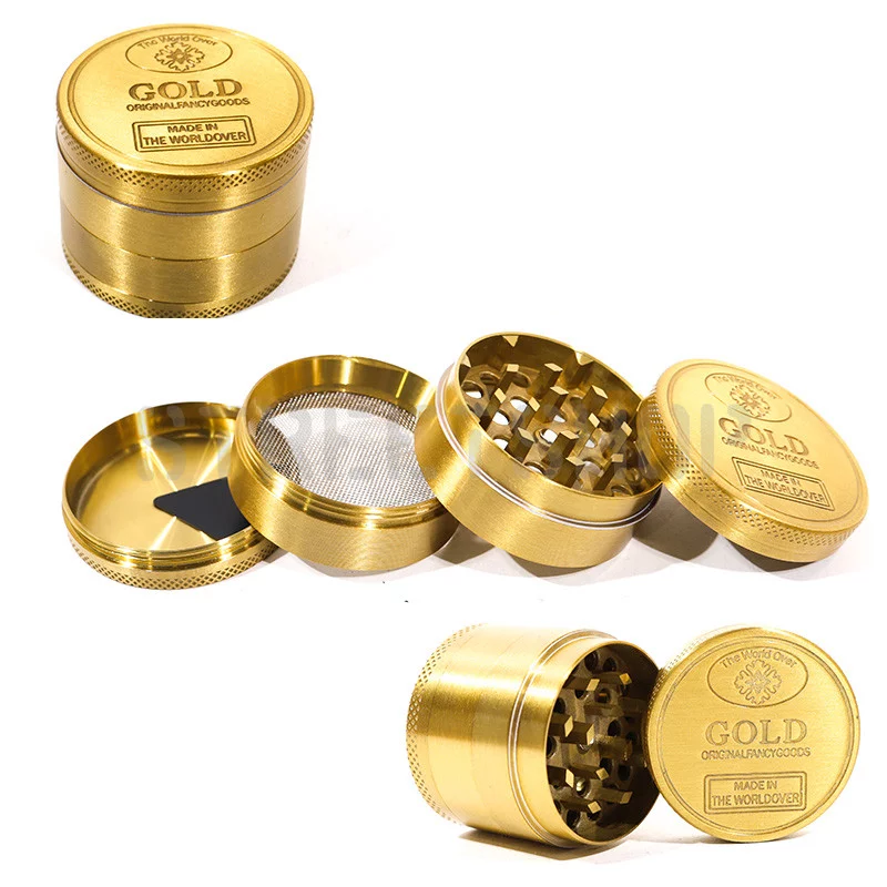 grinder-gold-metalico-laotramaria Grinder Gold Metálico 50mm (4 capas) - Imagen 1